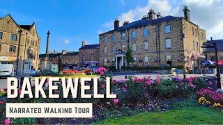 BAKEWELL, Derbyshire | 4K Narrated Walking Tour | Let's Walk 2024