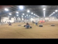 OMC indoor flat track racing- outlaw mini trikes 