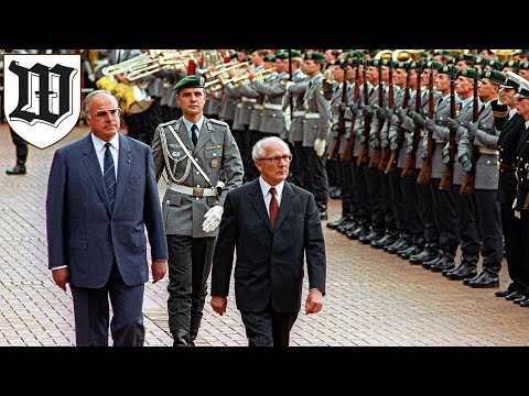 Military honors of the Bundeswehr for Erich Honecker in Bonn 1987 Guard Battalion/Music Corps - G...