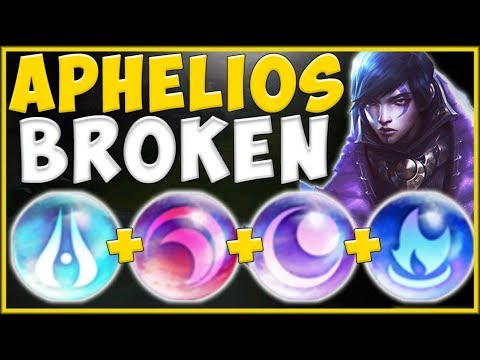 RIOT'S MOST ABSURD CHAMPION YET?? APHELIOS IS 100% ABSURD! APHELIOS SEASON 10! - League of Legends