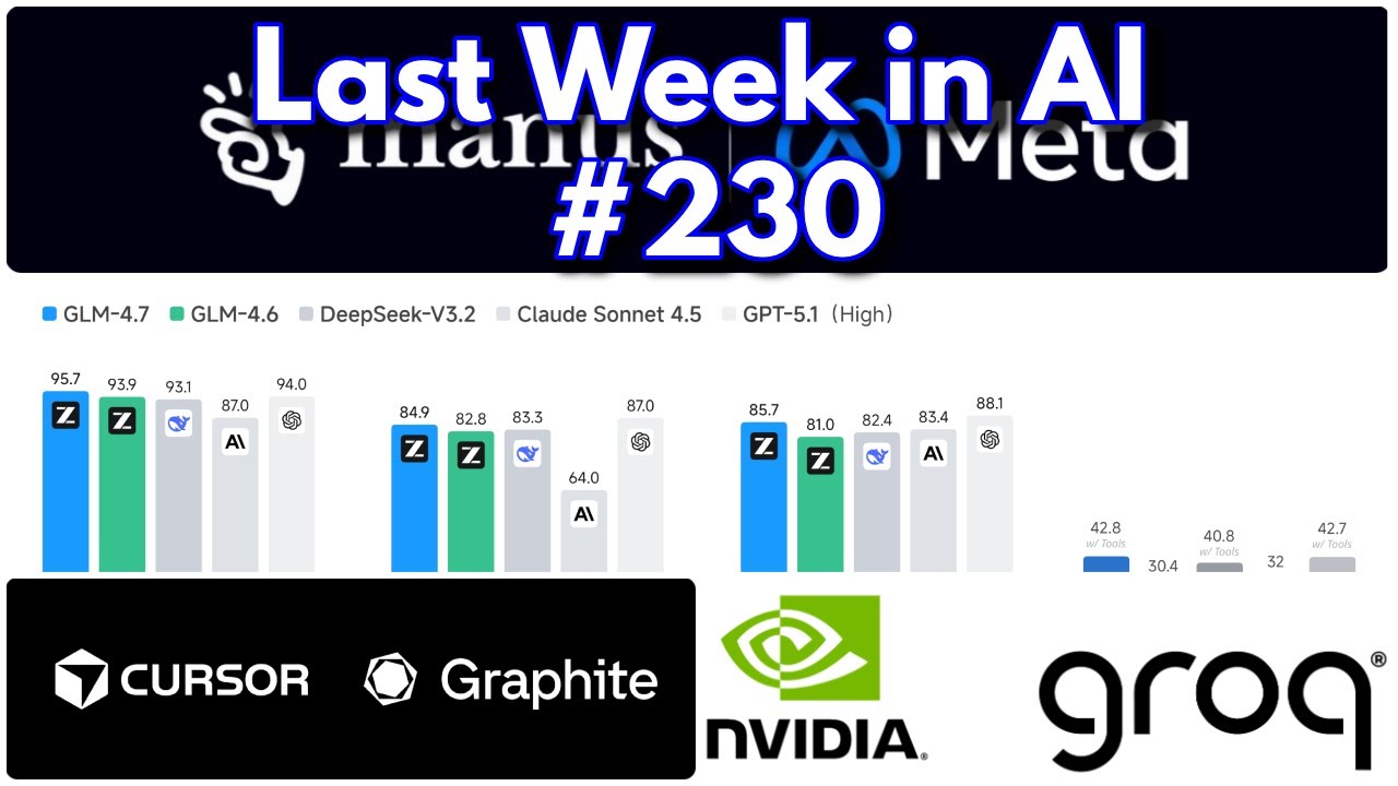 Last Week in AI #230 - 2025 Retrospective， Nvidia buys Groq， GLM 4.7， METR  | BestBlogs.dev
