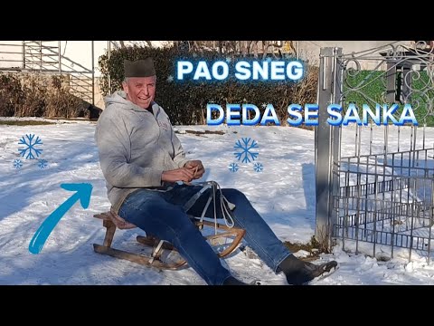 PAO SNEG❄️ DEDA SE SANKA! *zamalo pao*