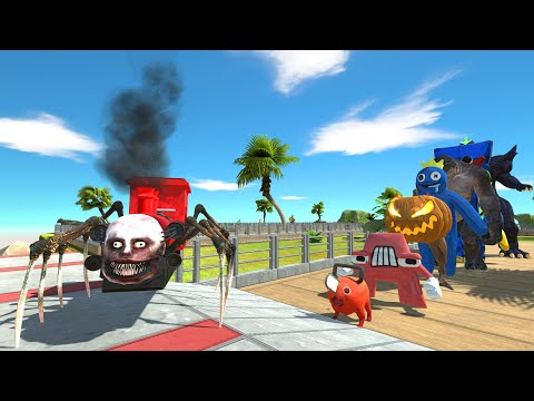 Choo Choo Charles OASIS DEATH RUN - Animal Revolt Battle Simulator