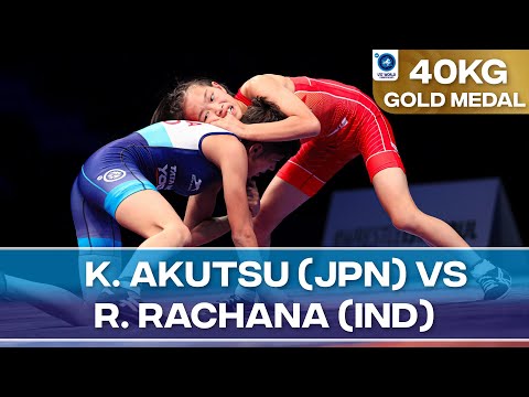 Koharu AKUTSU (JPN) vs. Rachana RACHANA (IND) | WW 40Kg | Gold Medal