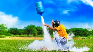 Flying India&#39;s Biggest Water Bottle Rocket