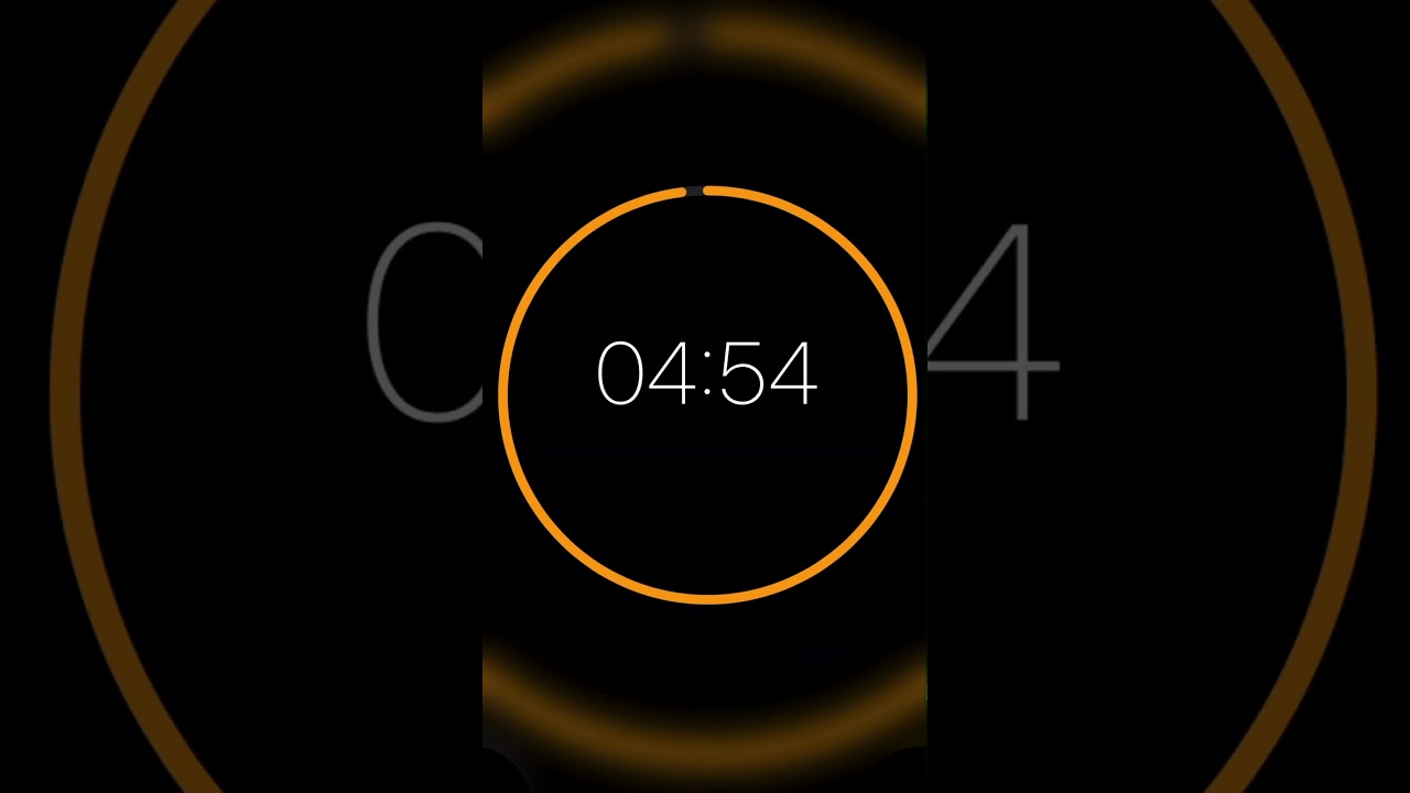 5 minute timer on (iphone) My channel is in the first comment