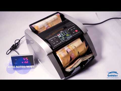 GOBBLER GB9788E Mix Note Counting Machine Fully Automatic Cash Counter with Fake Note Detection