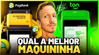 TON ou PAGBANK - Qual a MELHOR MAQUININHA de Cartão em 2025?