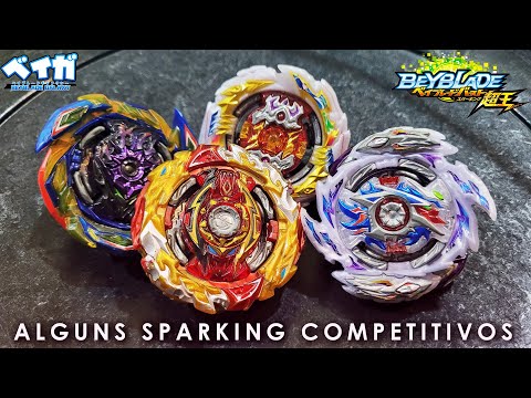 ALGUNS SPARKING (SUPER KING) LAYERS COMPETITIVOS - Beyblade Burst