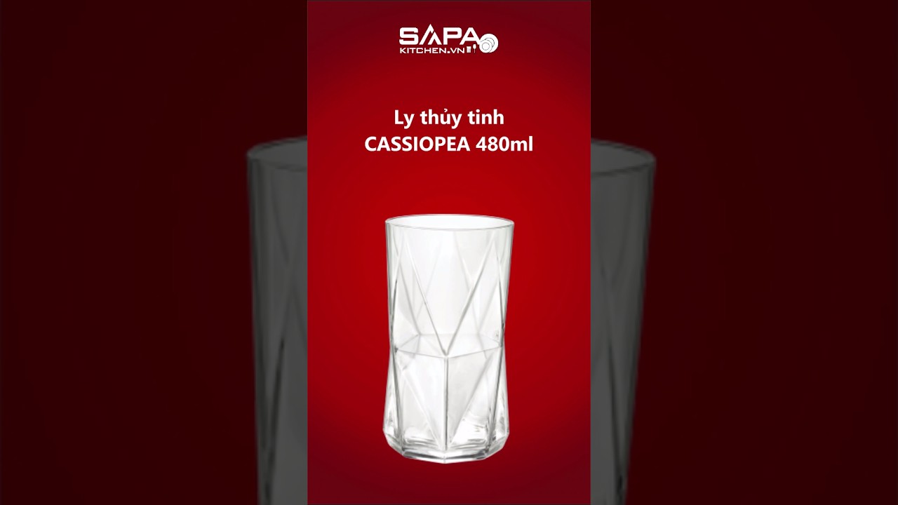 Ly thủy tinh Cassiopea 48cl