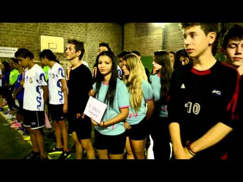 ABERTURA DOS JOGOS INTERCLASSES - 2012 - HINO NACIONAL.