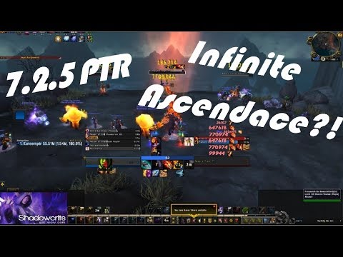 [7.2.5 PTR] Elemental Shaman Legendary Gloves - Bugged Earthquake = Infinite Ascendance?!