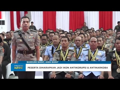 PESERTA SESPIMTI DAN SESPIMEN DIHARAPKAN JADI IKON ANTIKORUPSI &amp; ANTINARKOBA
