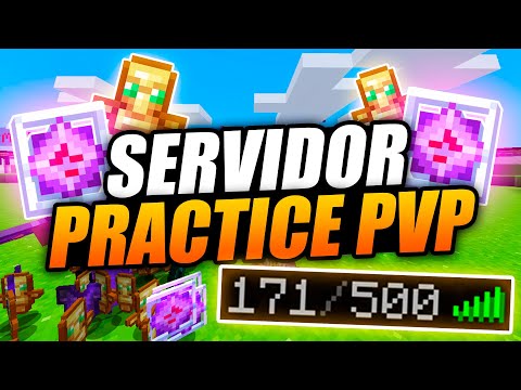 💥TOP SERVIDOR de Minecraft PVP - Practice PVP 2023 JAVA Y BEDROCK 💥