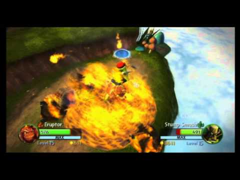 Skylanders PVP Eruptor Vs. Stump Smash