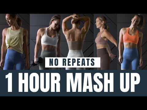 1 Hour No Repeat Mash Up// Strength + Cardio Workout
