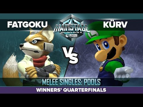 FatGoku vs Kürv - Winners' Quarterfinals: Melee Singles Pools - Mainstage | Fox vs Luigi