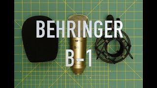 Video thumbnail for Behringer B-1 (a quick look) by Scott Lamp