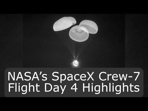 NASA’s SpaceX Crew-7 Flight Day 4 Highlights