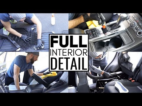 Complete Full Car Interior Cleaning! Car Detailing A Range Rover Sport Supercharged Video