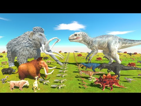 Ice Age and Dinosaurs War | Who is the Stronger? - Animal Revolt Battle Simulator
