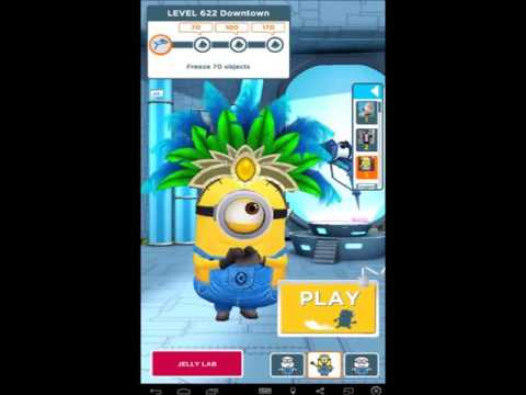 Despicable Me Minion Rush - Level 620, 621 and 622 Downtown All 9 Fruits