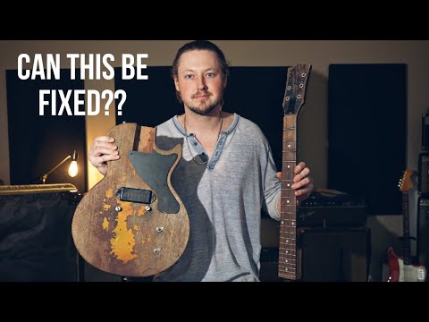 Neck Removal & Repair - BARNFIND 1954 Les Paul in Rough Shape..