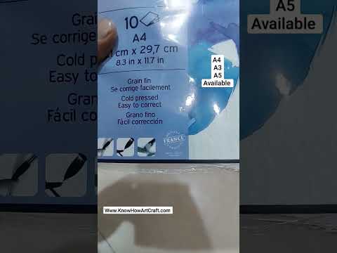 Canson Cold Press watercolor Paper A4 A5 A3