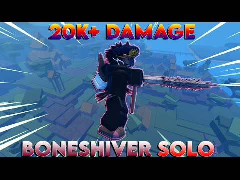 [GPO] BONESHIVER SOLO THIS NEW WEAPON IS REALLY STRONG 20K+ DAMAGE GAME