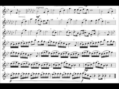 Etude 1 from Nathan Ost's "21 Melodic Etudes for Trumpet"