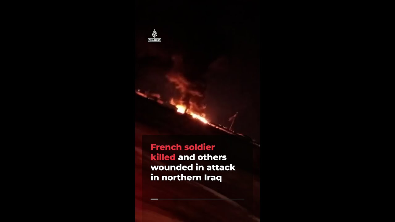 Video | French soldier killed and others wounded in attack in Iraq | AJ #shorts