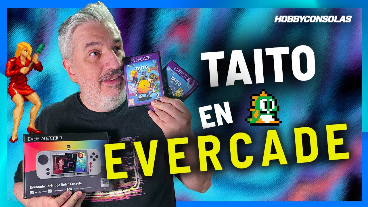 TAITO en EVERCADE. ¡El tío Bruno prueba los nuevos cartuchos!