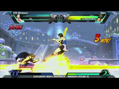 UMVC3: STA Windzero vs Marn - Saturday Night Snapback 6.2