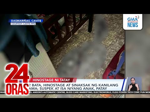 Dad stabs 2 kids, kills one of them | 24 Oras