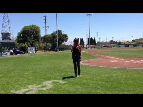 Stefanie Keys Anthem at San Rafael Pacifics