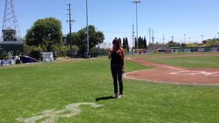 Stefanie Keys Anthem at San Rafael Pacifics
