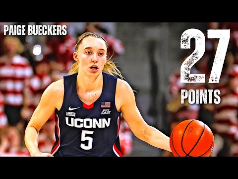 Paige Bueckers 27 PTS 3 REB 3 AST | UConn vs NC State