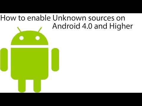 How to enable unknown sources on Android 4.0 and above