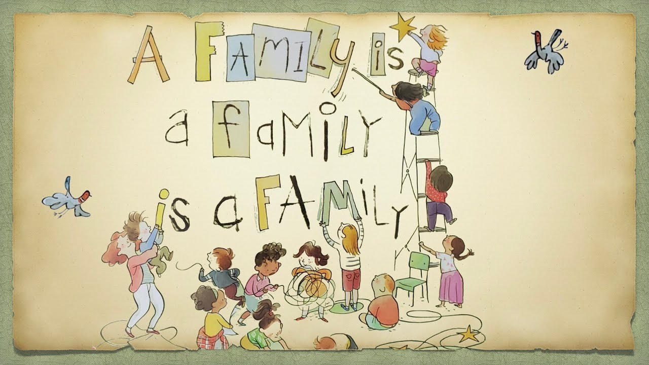 A family is a family is a family - a read out loud story book