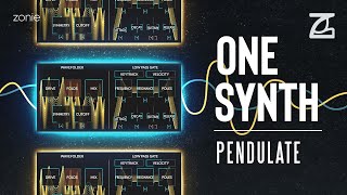 Video thumbnail for Making music with only one synth... Pendulate by Zonie
