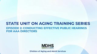 SUA Training Series: Ep 2 Conducting Effective Public Hearings for AAA Directors