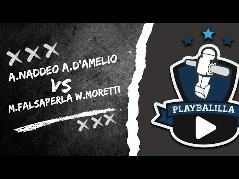 A.Naddeo A.D'amelio - M.Falsaperla W.Moretti Torneo volo del 14/01/23 A.S.D. Accademia Calciobalilla