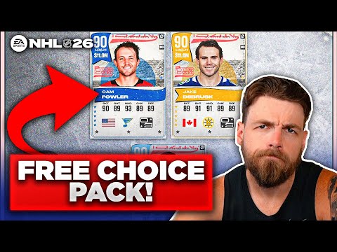 FREE NHL 26 HUT HOLIDAY PLAYER CHOICE PACK! | BEST SELECTION!
