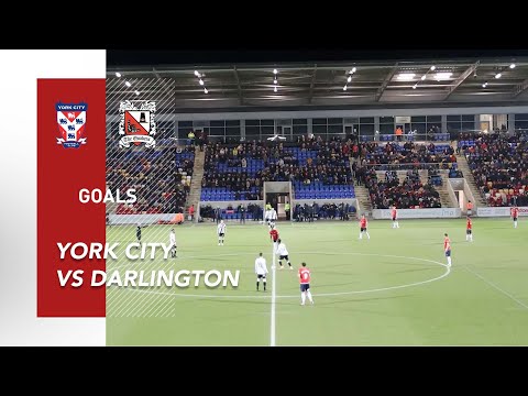 Goals: York City v Darlington