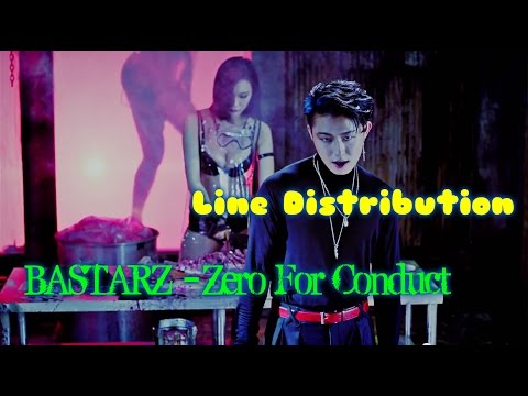 BLOCK B (BASTARZ) - Zero For Conduct Line Distribution (Color Coded)