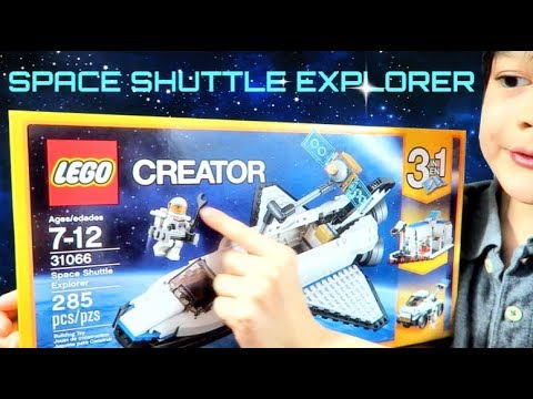 LEGO Creator 3 In 1 SPACE SHUTTLE EXPLORER 31066 Unboxing || STOP MOTION & TIME LAPSE Build