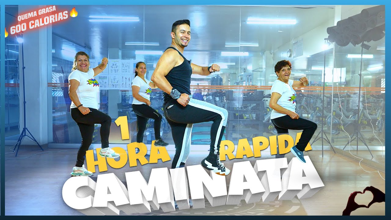 60 Min Caminata MEJORADA en casa | Strong POWER WALKING 🚶