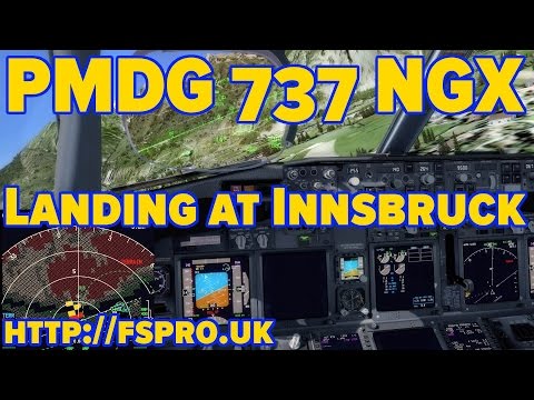 PMDG 737 NGX | Rough Landing at Innsbruck