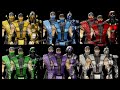 KLASSIC NINJA CYBER Skin Costume Mortal Kombat SCORPION SUB ZERO REPTILE ERMAC SMOKE TREMOR MK Mod