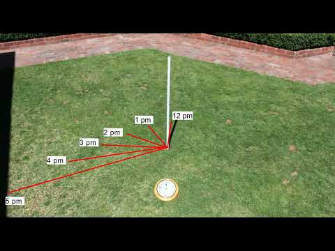 Time from Sticks and Shadows - Making a Sundial